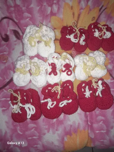 Sapatinhos de Bebê de Lá.