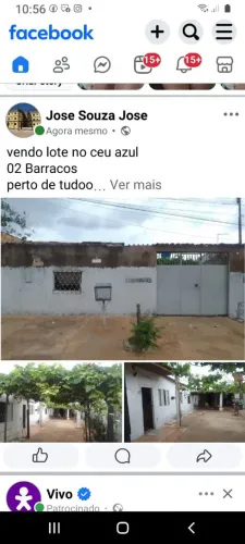 Lote 300 metros no ceu azul