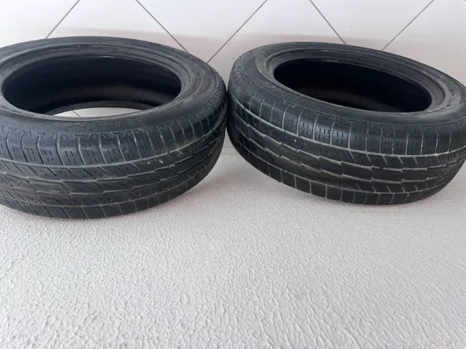 02 Pneus Continental seminovos!