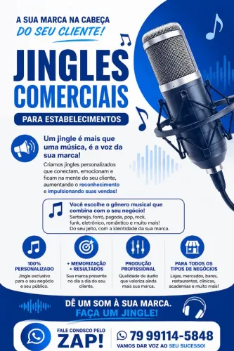 Jingles Comerciais Dê Um Som A Sua Marca?