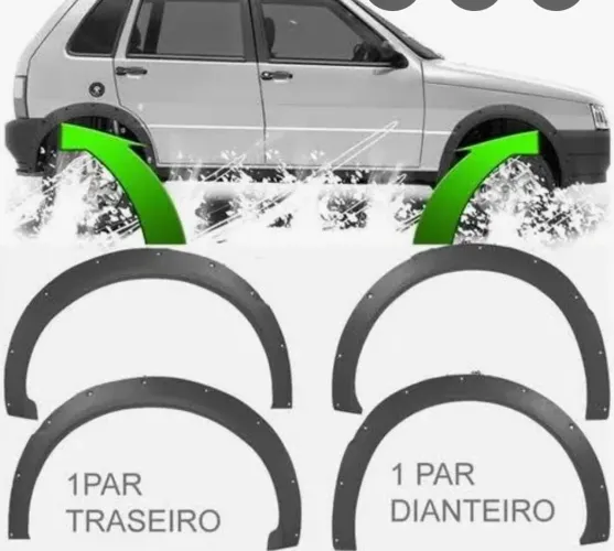 Kit moldura de paralama uno way