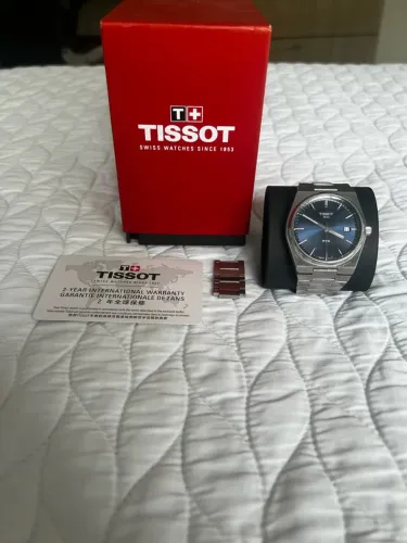Tissot PRX 40mm Quartz Azul Original - Swiss Made - Caixa Original