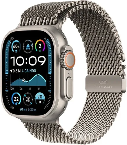Apple Watch Ultra 2 (saúde da bateria em 100% e garantia Apple até 04/2027)