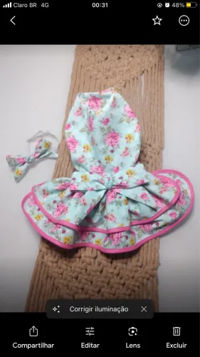 Vendo moldes de roupa pet e infantil bebê, tecidos tricoline e aviamentos
