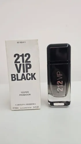 Perfume 212 Vip Black (Carolina Herrera) - 100 ml - Novo / Tester