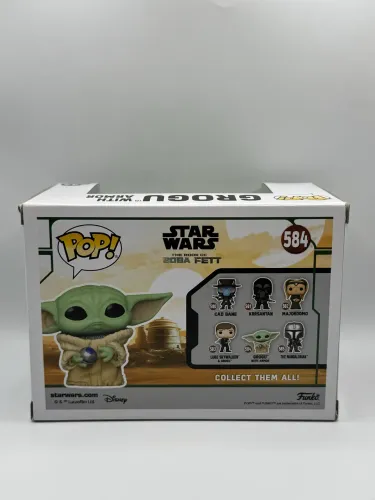 funko pop grogu with armor star wars