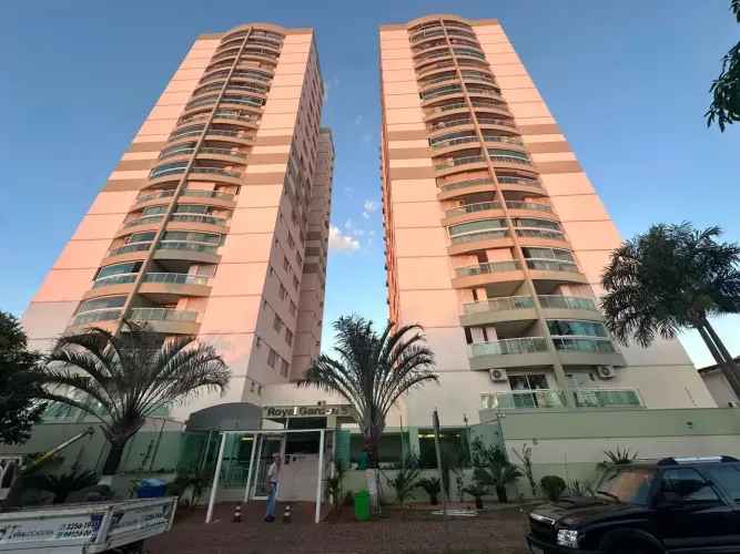 Aluga-se apartamento no Edifício Royal Garden no setor Cidade Jardim