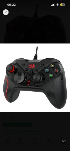 Controle Gamer Redragon Rift G710 (PC / PS3) com 4 Botões Traseiros (M1-M4)