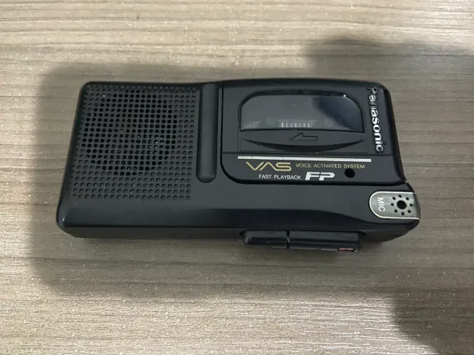 Gravador tape bolso mini fitas k7 Panasonic