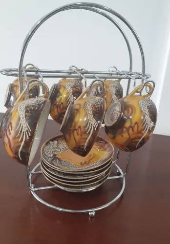 Lindas xícaras pra café em porcelana japonesa