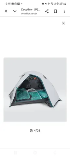 Barraca de Camping Quechua 3 pessoas Térmica