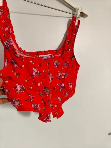CROPED CORSET