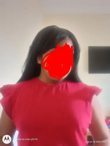 Peruca 60 cm com franja