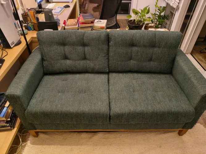 Sofa Decanto - molas ensacadas, 2 lugares , 1,60 largura x 80 profundidade 
