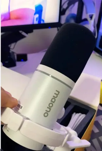 Microfone pd200x MAONO - SÓ DAR PRA USAR NO BRAÇO ARTICULADO