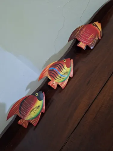 Peixes de parede decorativos