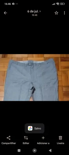 Calça  masculina Loro Pianna tamanho 50