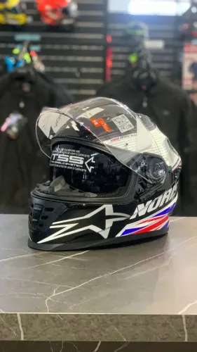 Capacete Norisk Bandeira Inglaterra (Grand Prix United Kingdom)