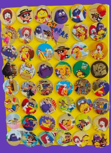 coleção tazos McDonald?s completa