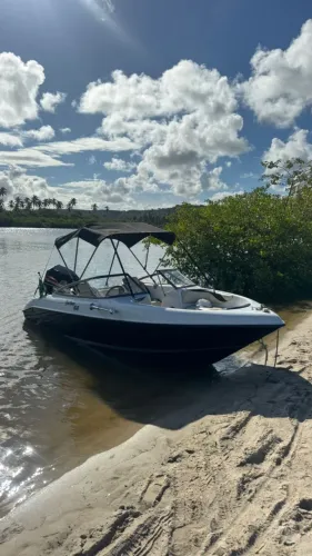 Lancha Focker 160, Motor 60hp com 200 horas de Uso