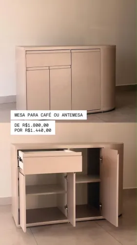 Mesa para café ou antemesa