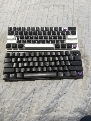 Kit 2 Teclados Razer Huntsman Mini 60% Purple Switch (1 p/ Uso + 1 p/ Sucata)