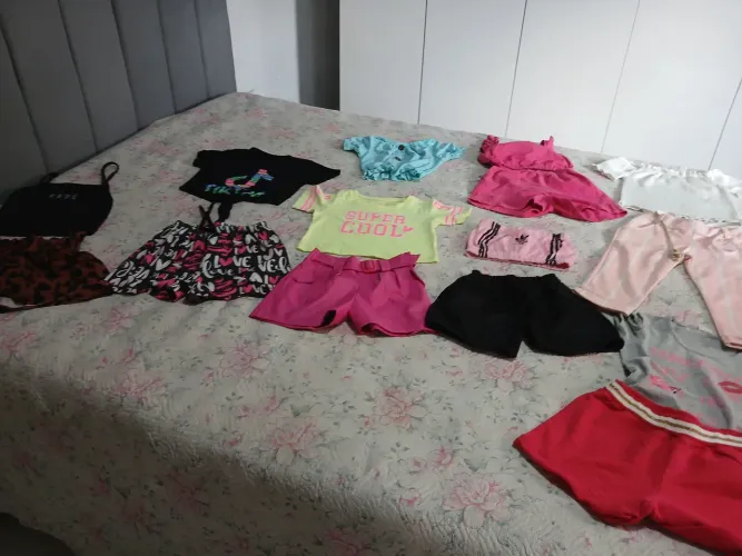 Lote roupas meninas numeração 8