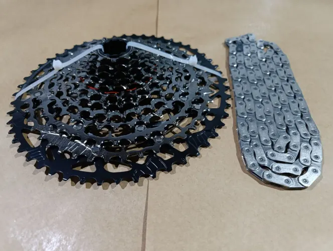 Cassete Sram t-type 10/52 corrente gx t-type 12 v mtb