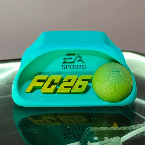 Base para controle Xbox One Temática FC26 Verde e Amarelo