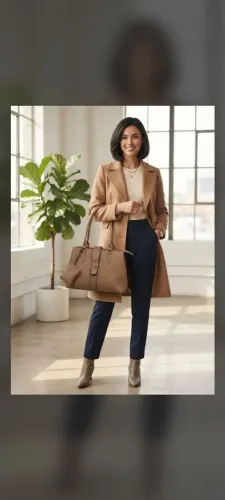 Bolsa marrom courino
