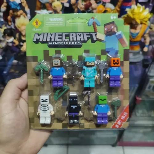 Coleção Minecraft 12 Peças Novo - Aceito Olxpay e Faço Envio