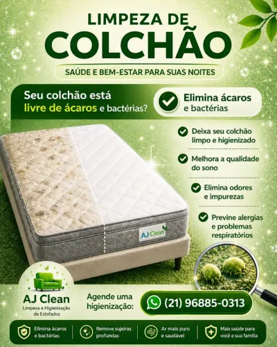 Limpeza de colchão tijuca, zona norte