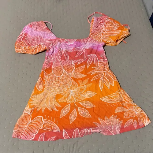 Vestido Curto Estampado Bluesteel Tam. P
