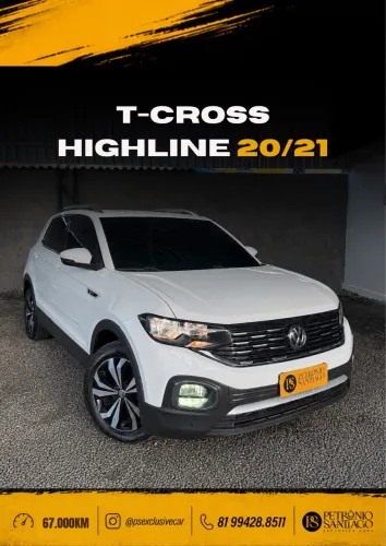 Volkswagen T-Cross Highline 1.4 TSI Flex 16V 5P AUT 2021
