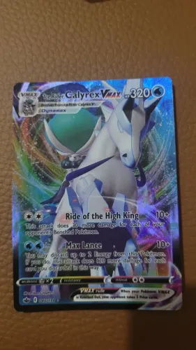 CARTA POKÉMON ICE RIDER CALYREX VMAX