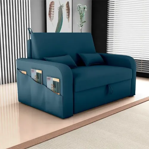 Sofá Cama Lady Dai 1,40m Linho (NOVO A PRONTA ENTREGA)