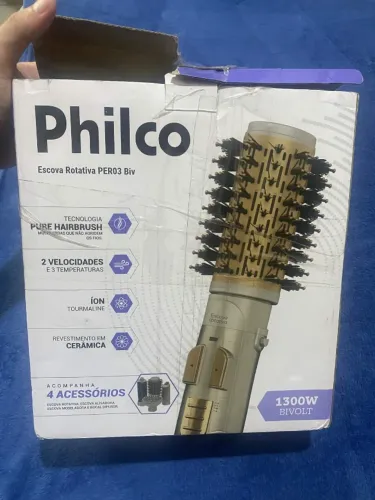 Escova Rotativa Philco 5x1 1300w PER03 Rose