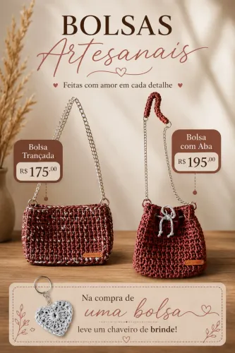 Bolsa de crochê