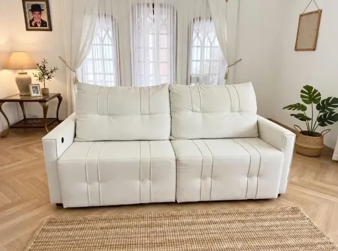 Sofá retrátil e reclinável