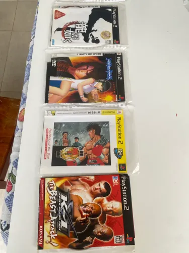 Jogos de PlayStation 2 originais japonês sem case