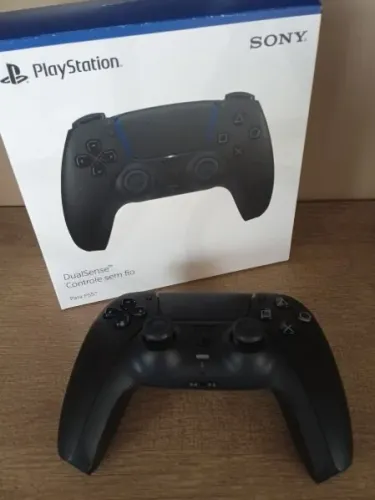 CONTROLE PS5 PRETO ORIGINAL - Pronta Entrega, Lacrado e Original