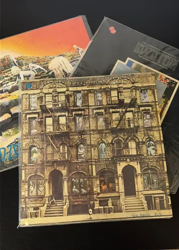 Trio de vinis Led Zeppelin 