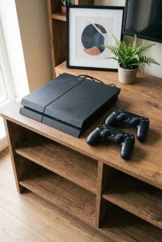 PlayStation 4 fat 1tera de armazenamento com dois controles