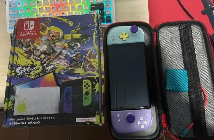 Nintendo switch OLED Desbloqueado + Cartão SD 256GB