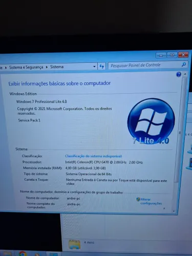 PC computador desktop gabinete