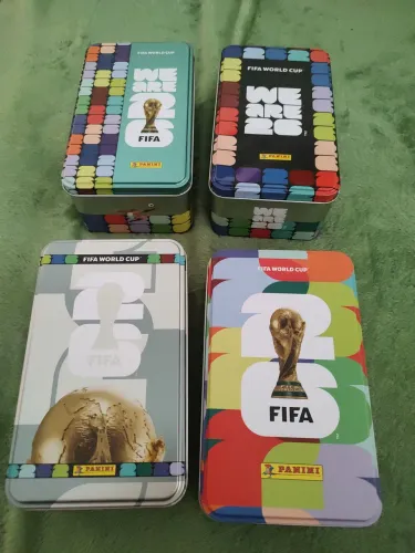 Latas colecionáveis Copa do Mundo Fifa 2026