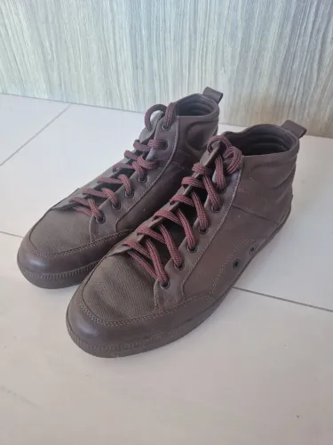 Bota Democrata de Couro Denim