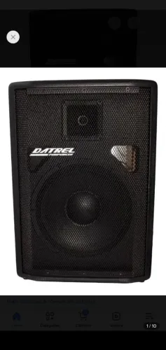 Caixa Passiva Datrel CE250 250W RMS Tweeter 12'' Preto Para Eventos