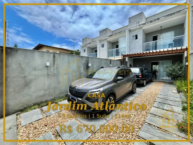 Exclusiva Casa Duplex no Jardim Atlântico: Espaço Gourmet e Piscina!