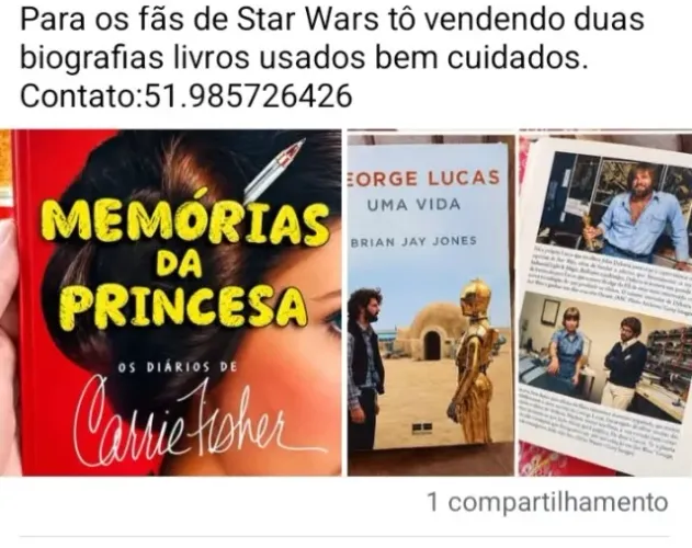 Livros Biografia star wars